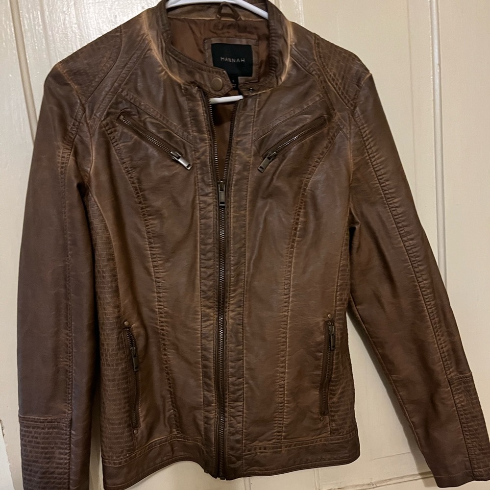 Hannah leather jacket